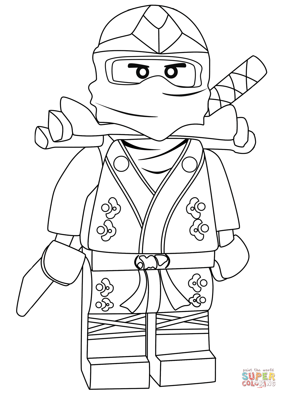 45 Ninja Coloring Page 41
