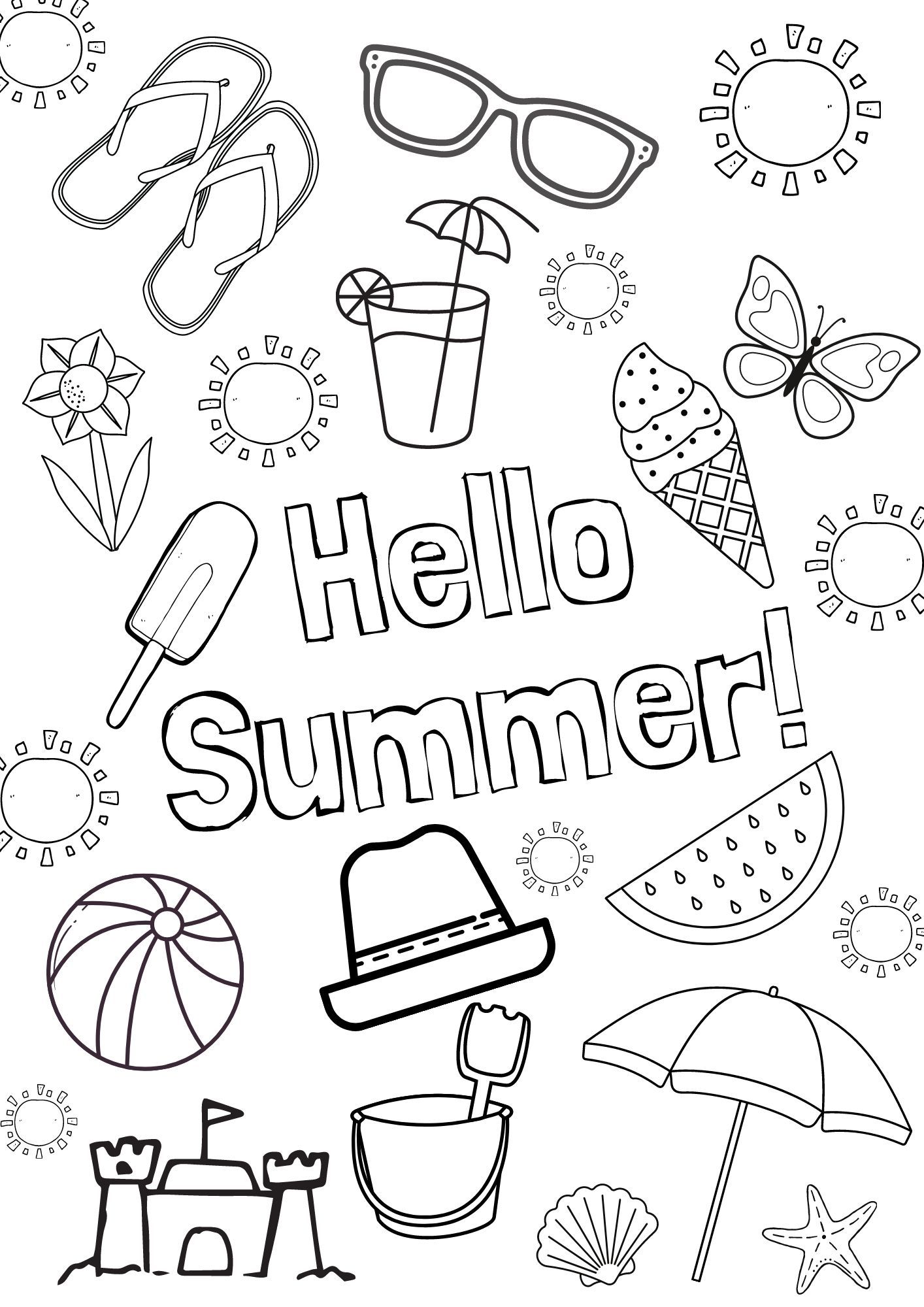50 Coloring Pictures For Kids 5