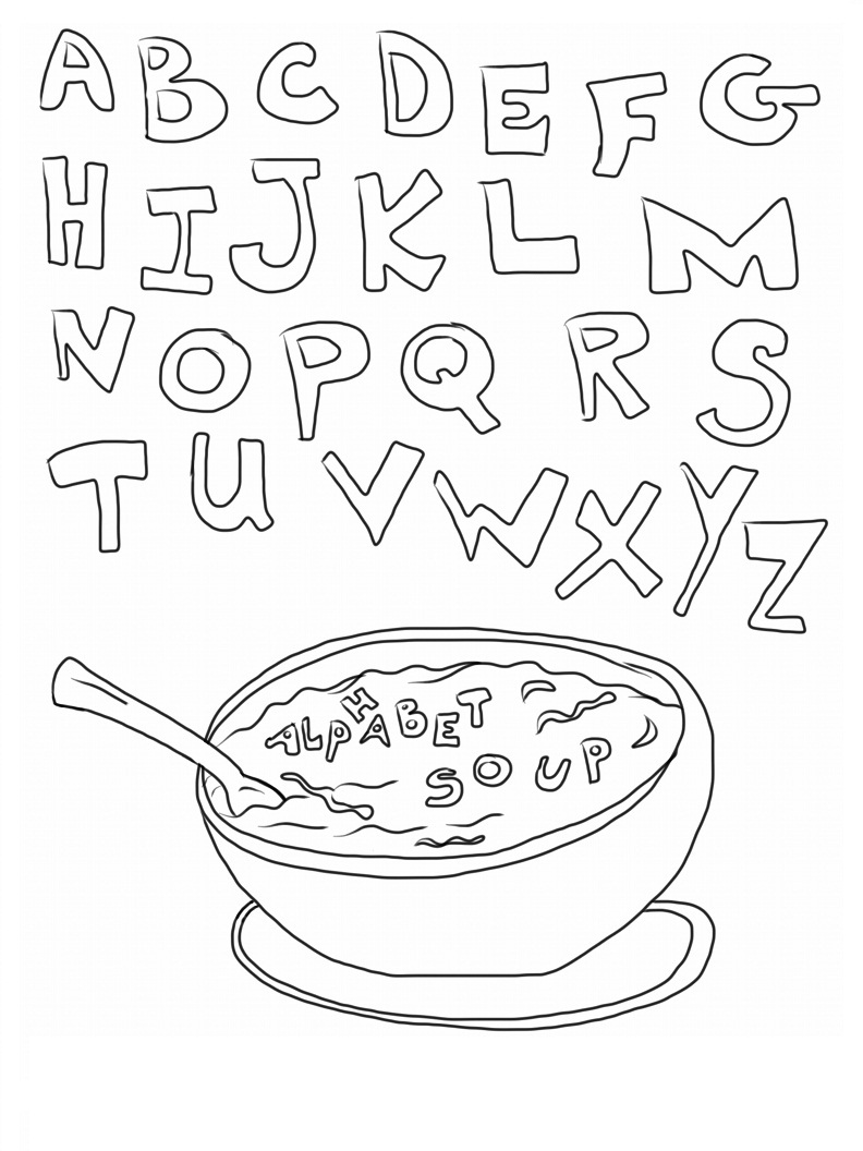 Abc Coloring Page 18