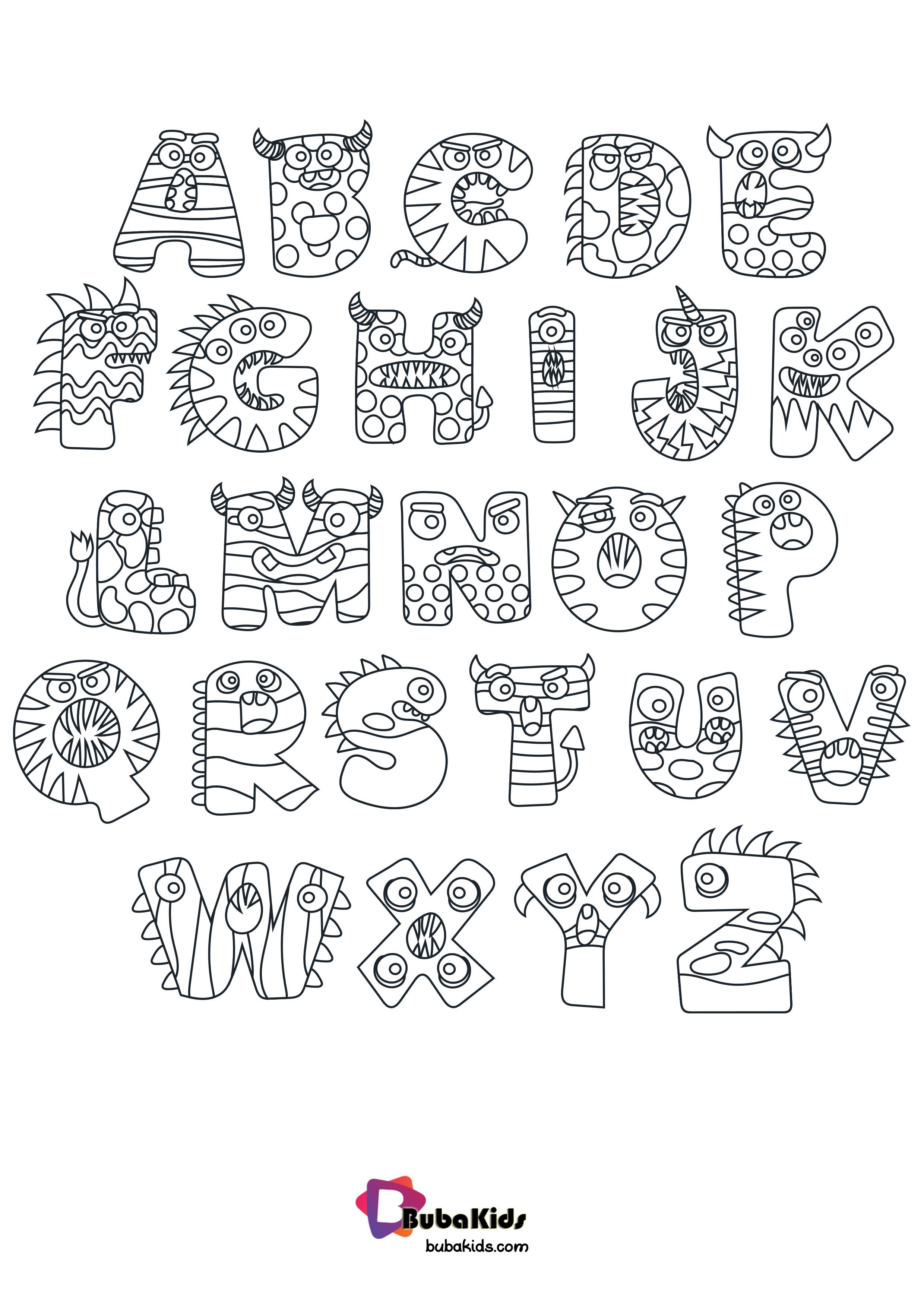 Abc Coloring Page 22