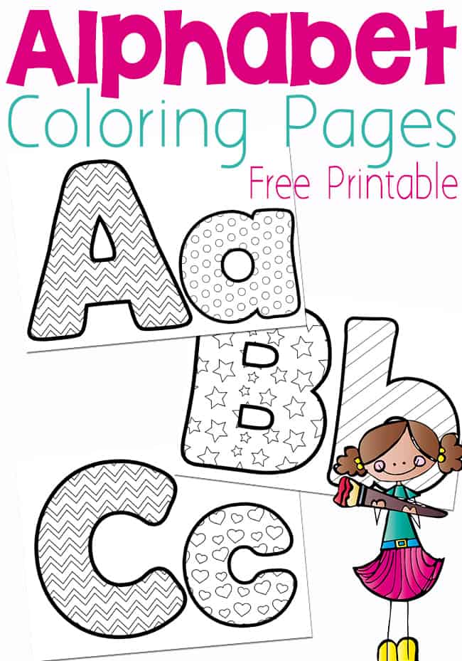 Abc Coloring Page 25