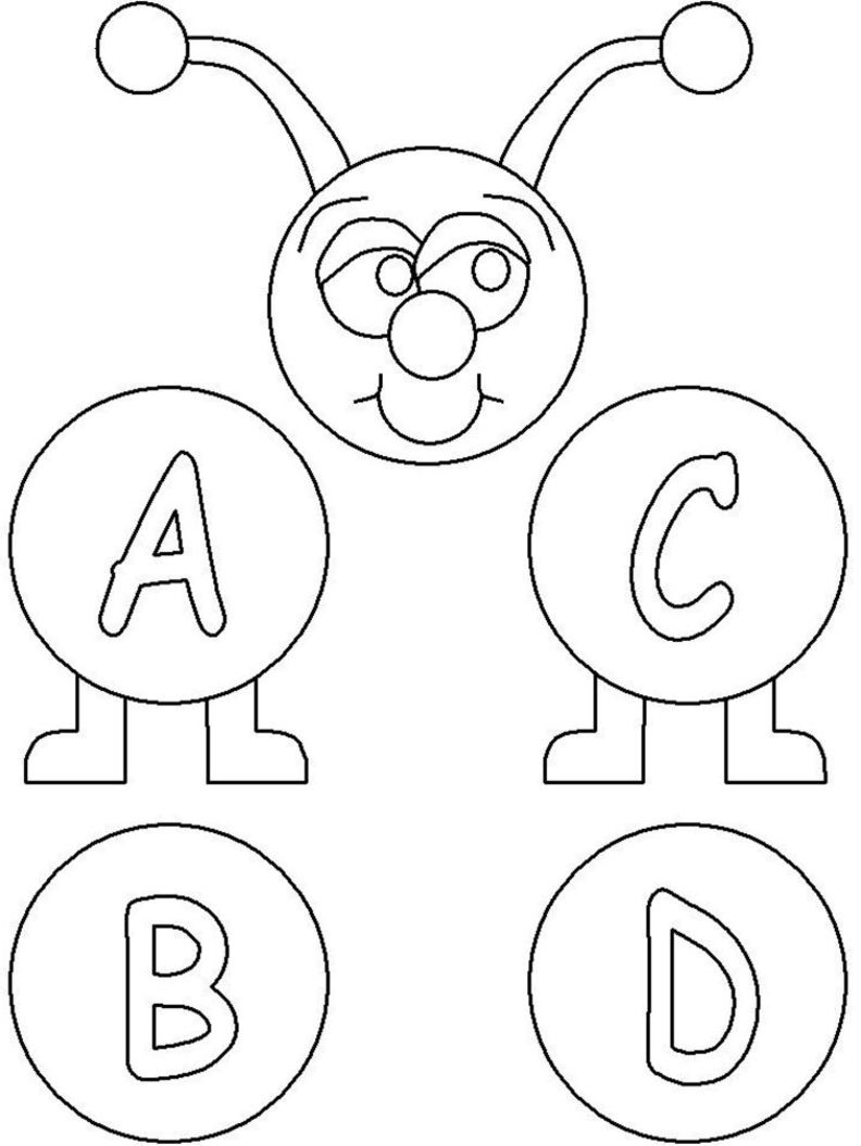 Abc Coloring Page 30