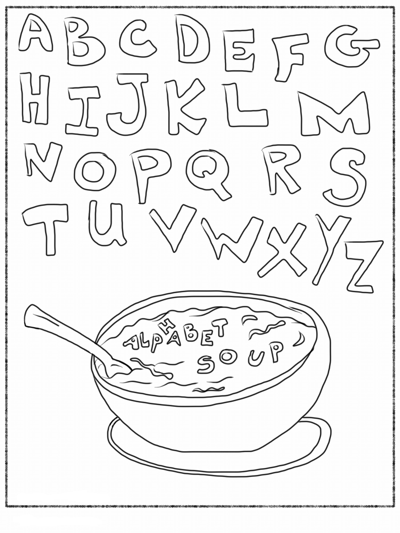 Abc Coloring Page 51