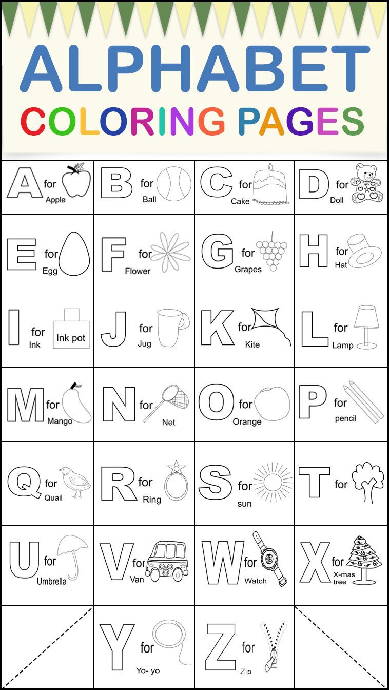 Abc Coloring Page 60