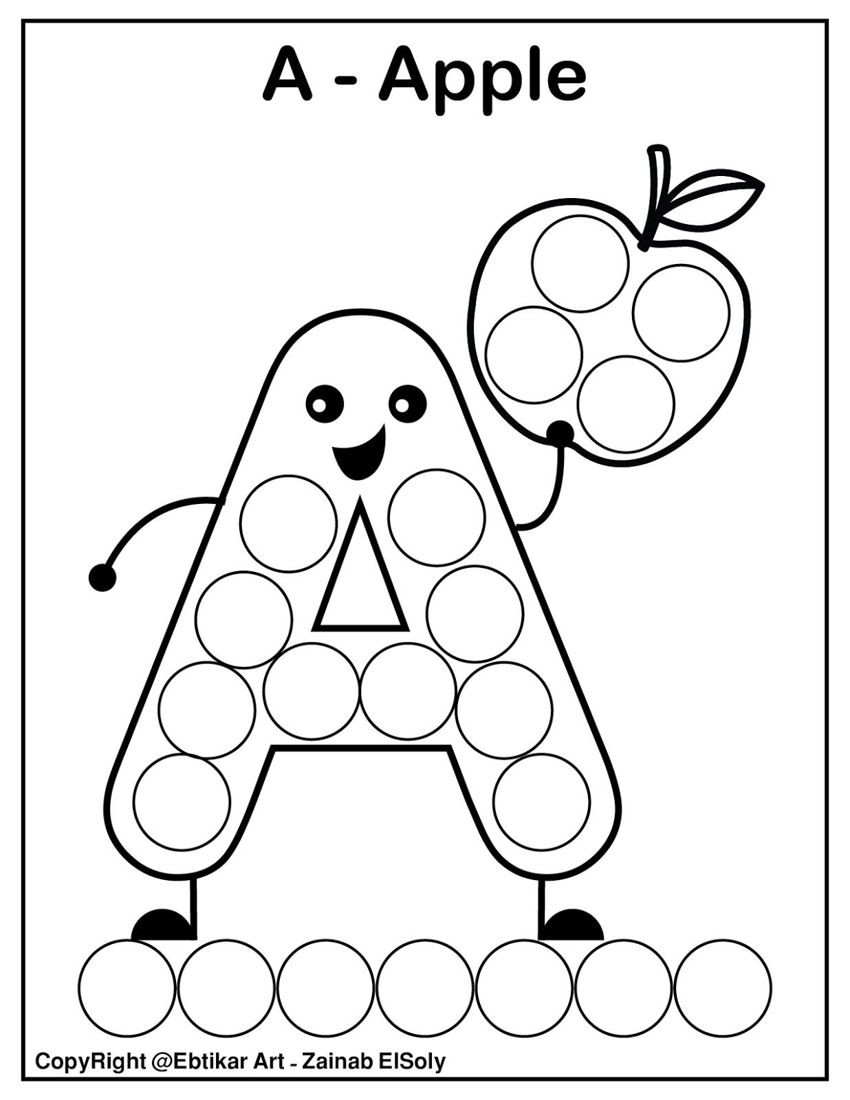 Abc Coloring Page 62