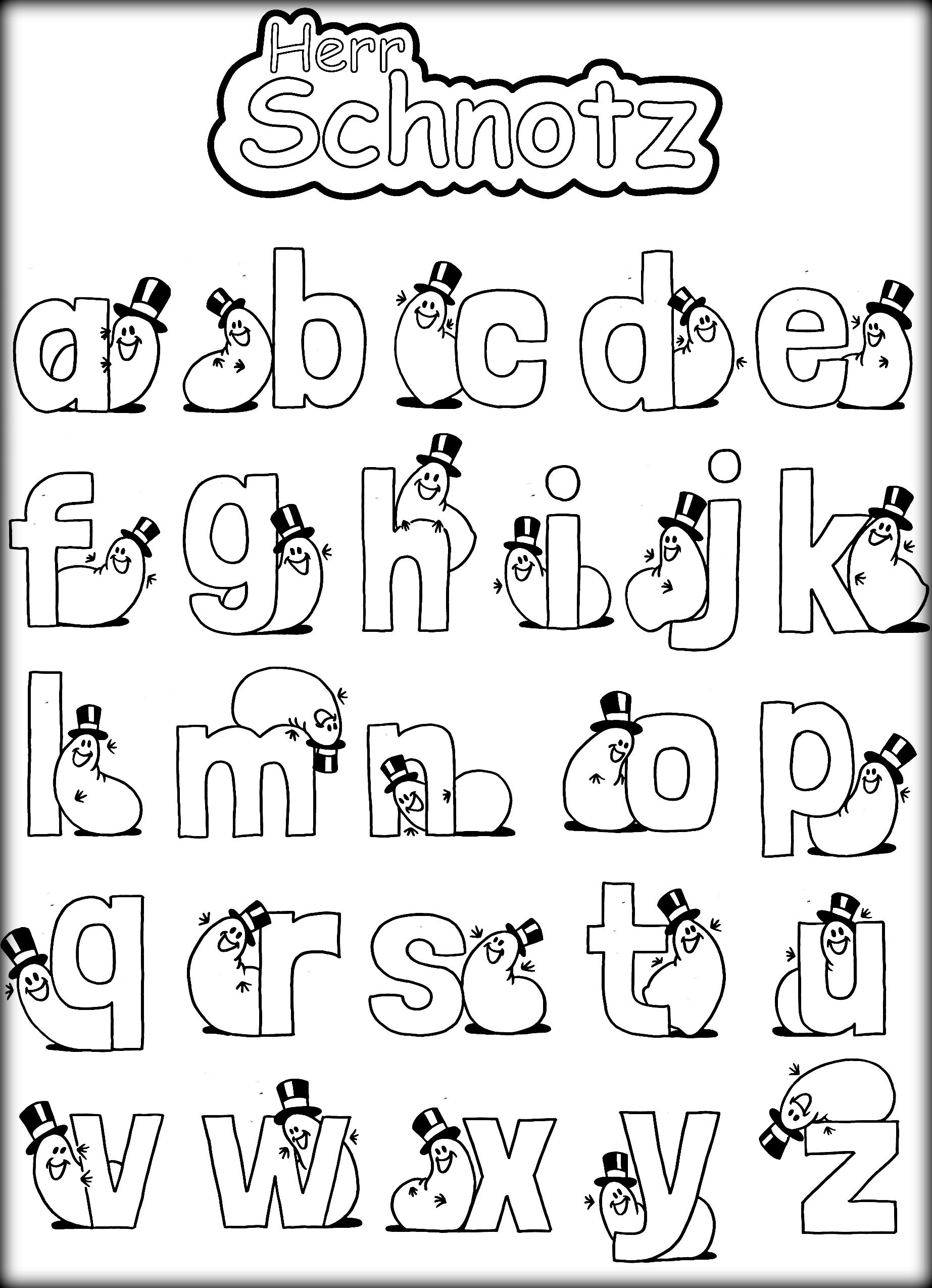 Abc Coloring Page 64