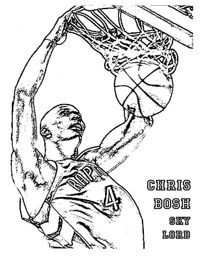 Coloring Pages For Basketball 17