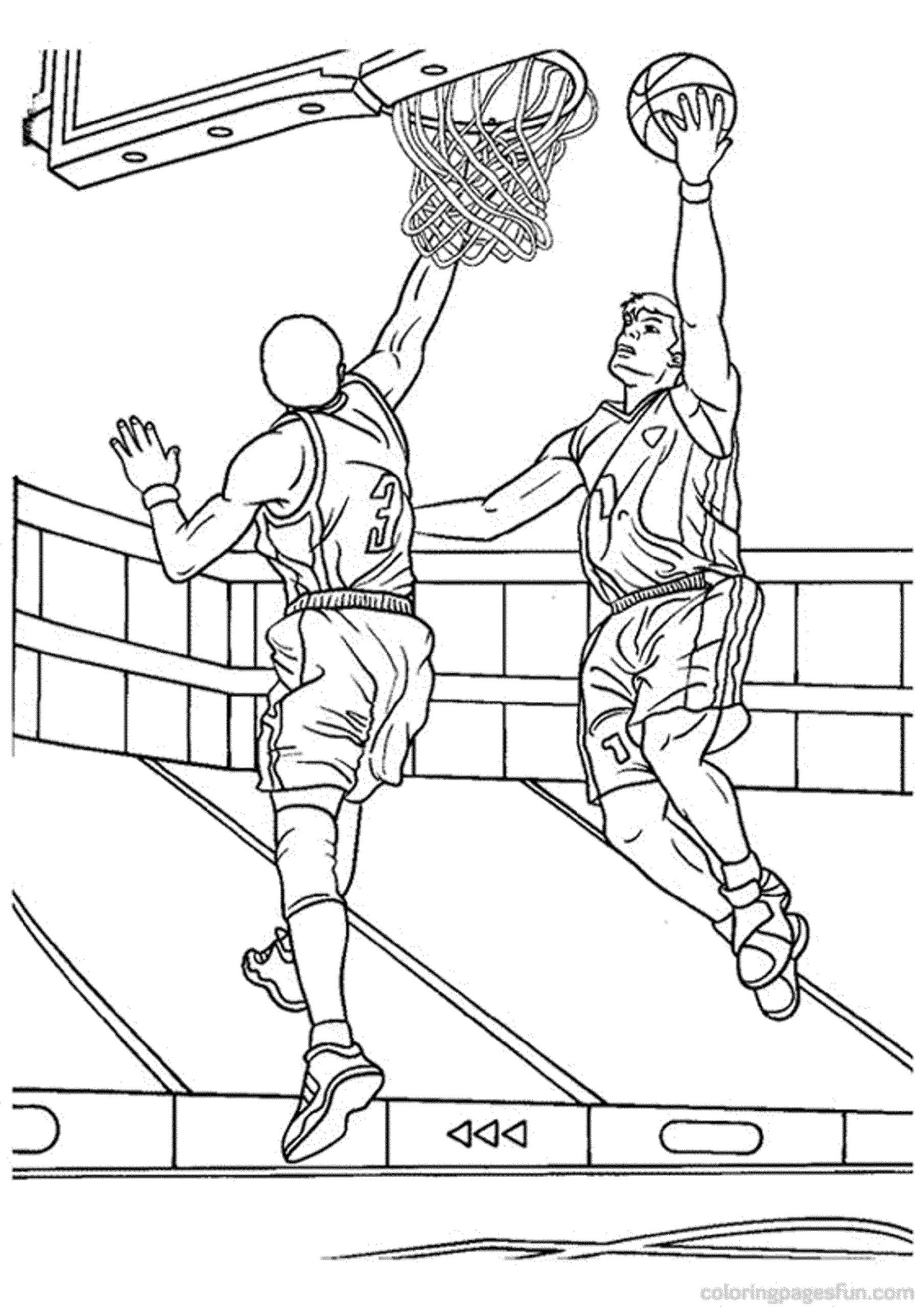 Coloring Pages For Basketball 25