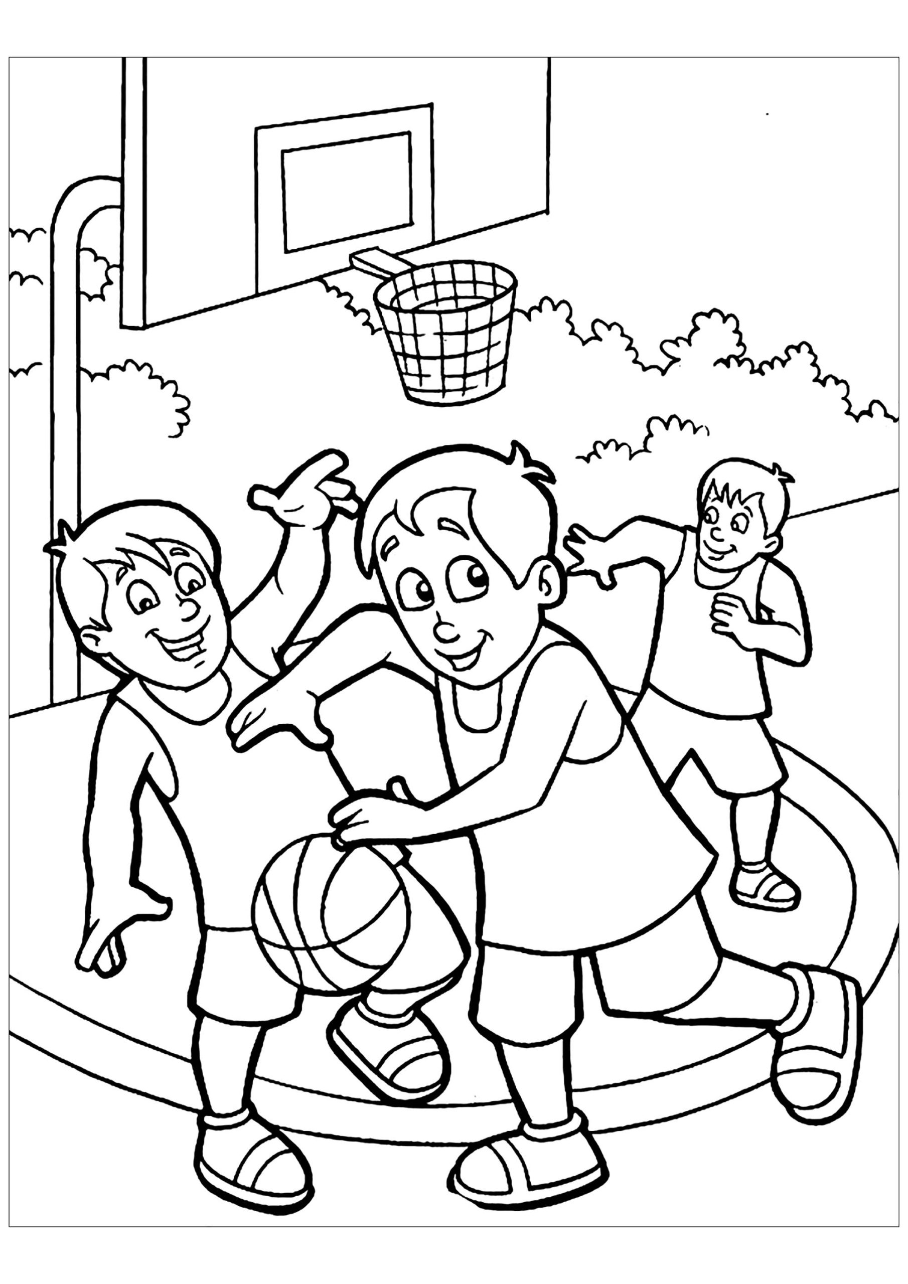 Coloring Pages For Basketball 27