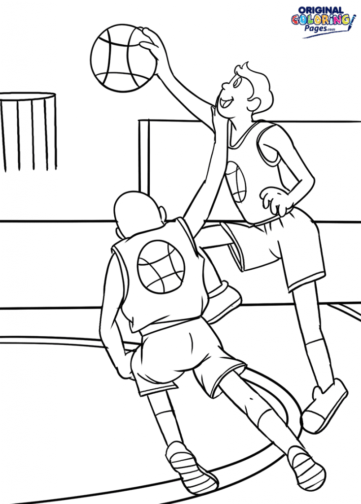 Coloring Pages For Basketball 3