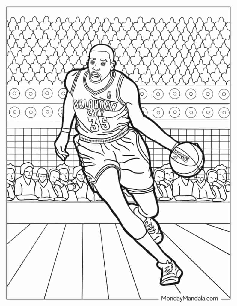 Coloring Pages For Basketball 30