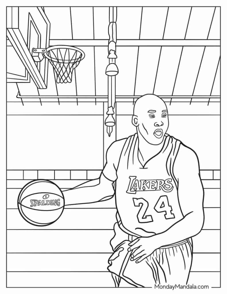 Coloring Pages For Basketball 33