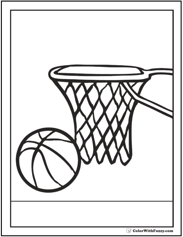 Coloring Pages For Basketball 35