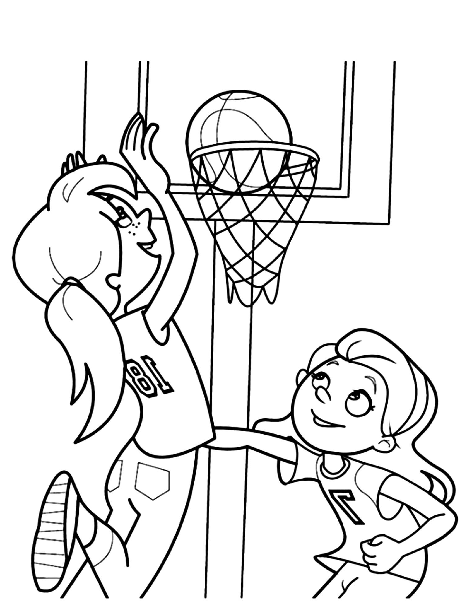 Coloring Pages For Basketball 36