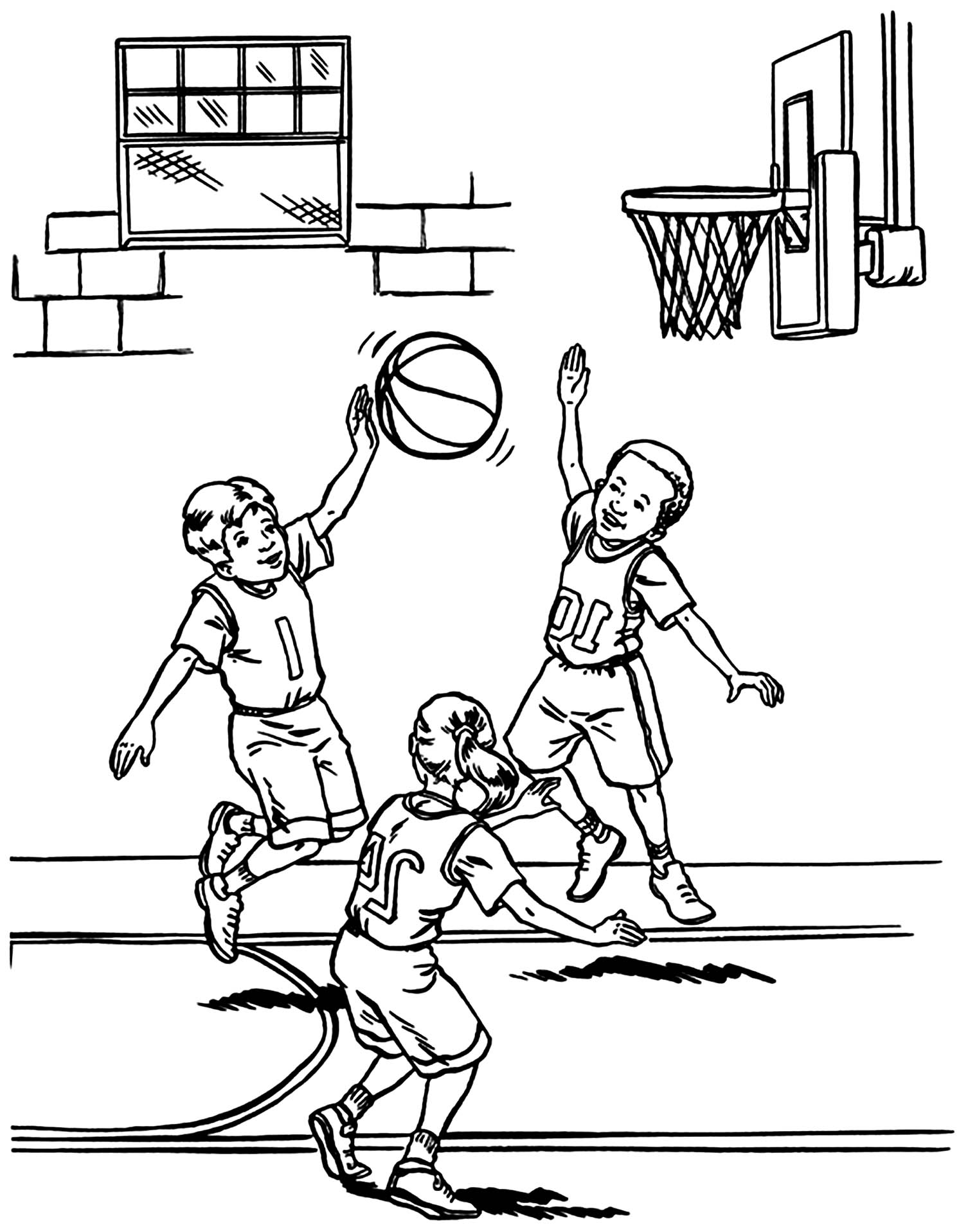 Coloring Pages For Basketball 37