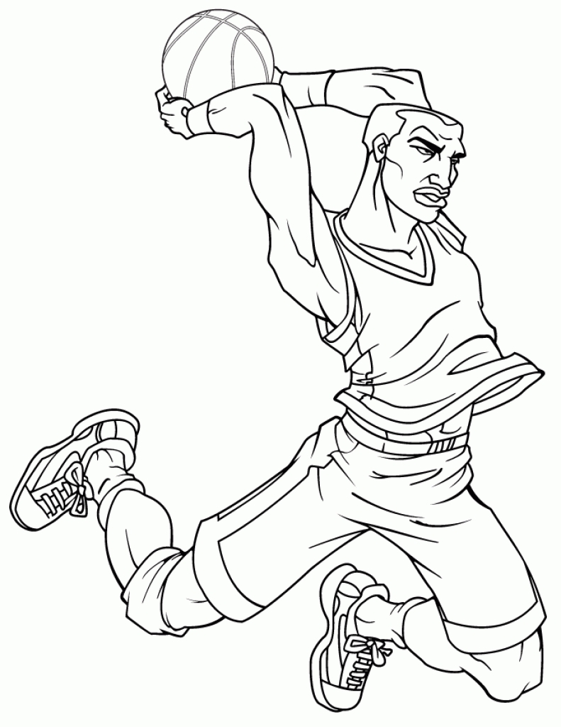 Coloring Pages For Basketball 42