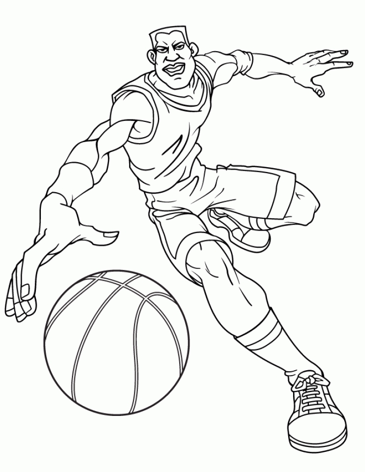 Coloring Pages For Basketball 43