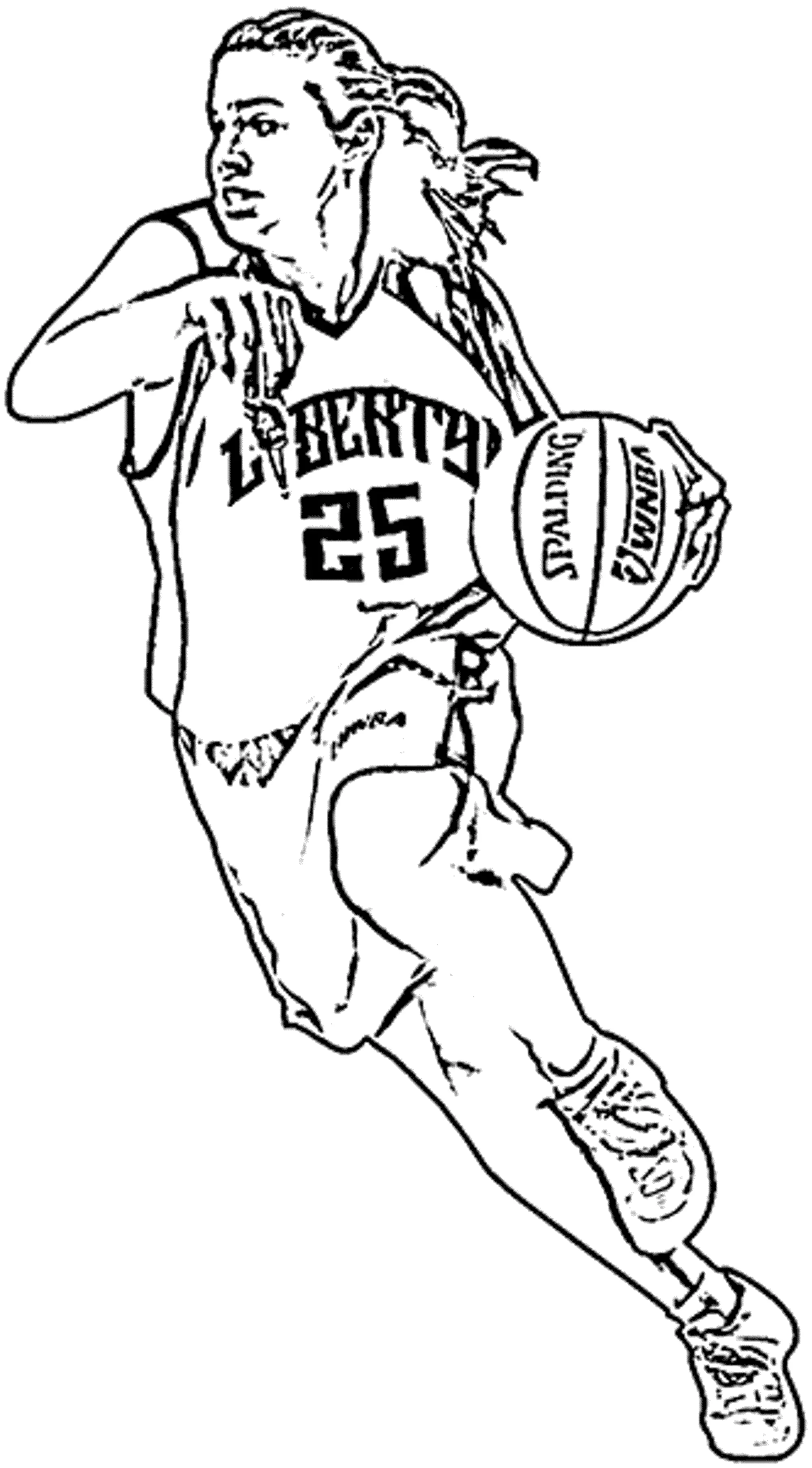 Coloring Pages For Basketball 49