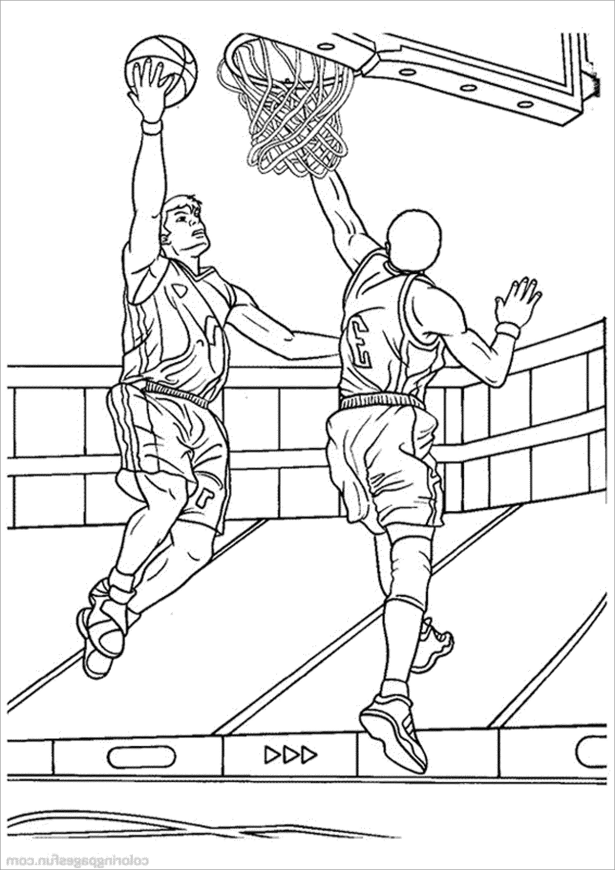 Coloring Pages For Basketball 51