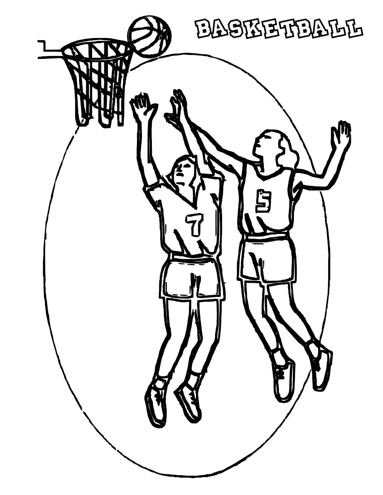 Coloring Pages For Basketball 55