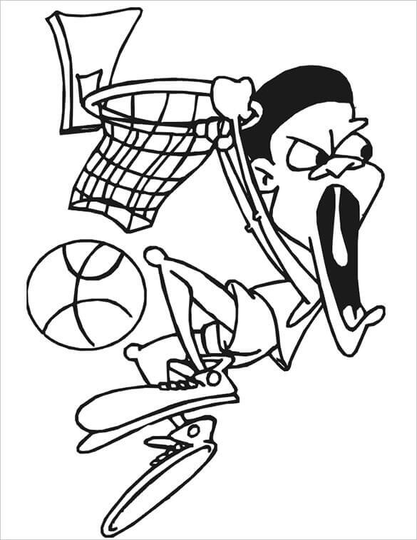 Coloring Pages For Basketball 56