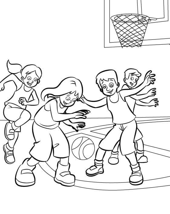 Coloring Pages For Basketball 57