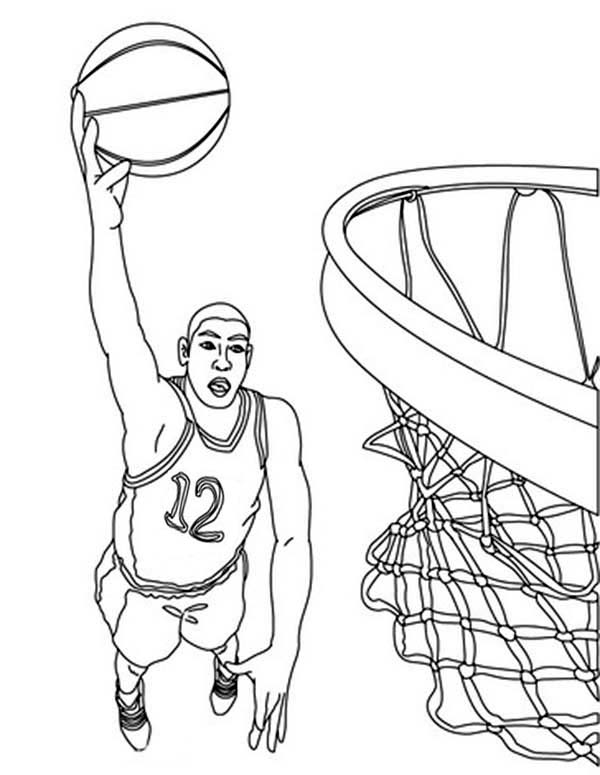 Coloring Pages For Basketball 6