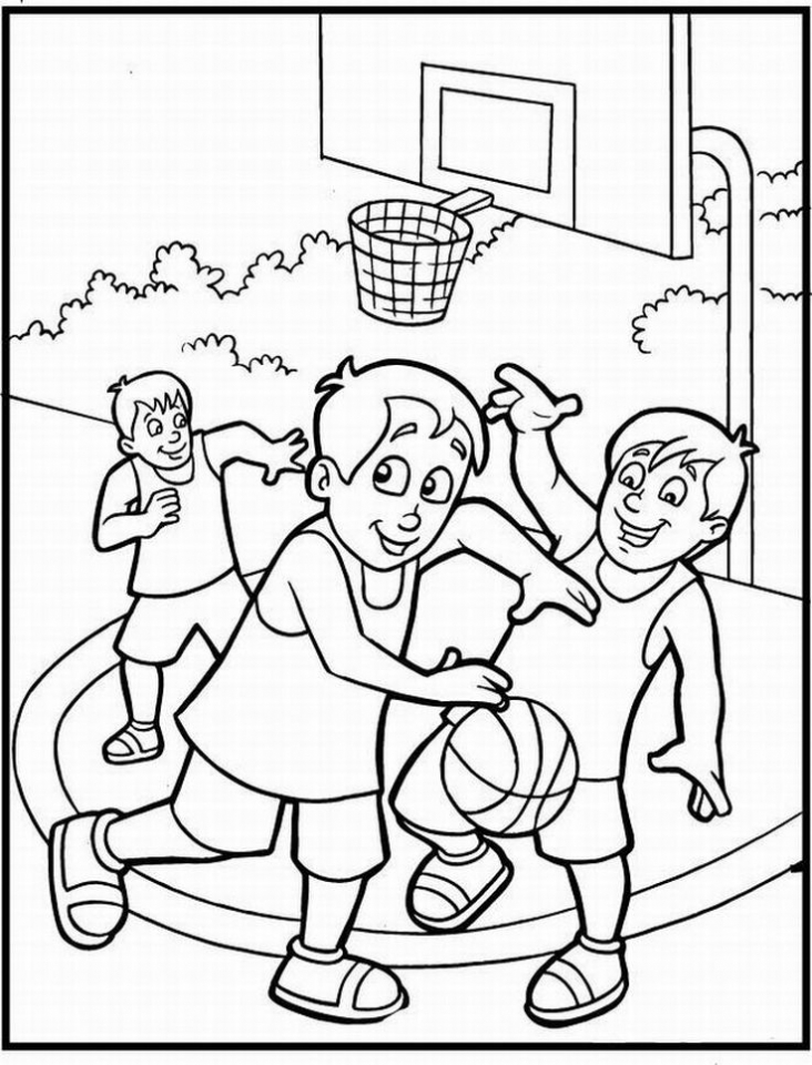 Coloring Pages For Basketball 63