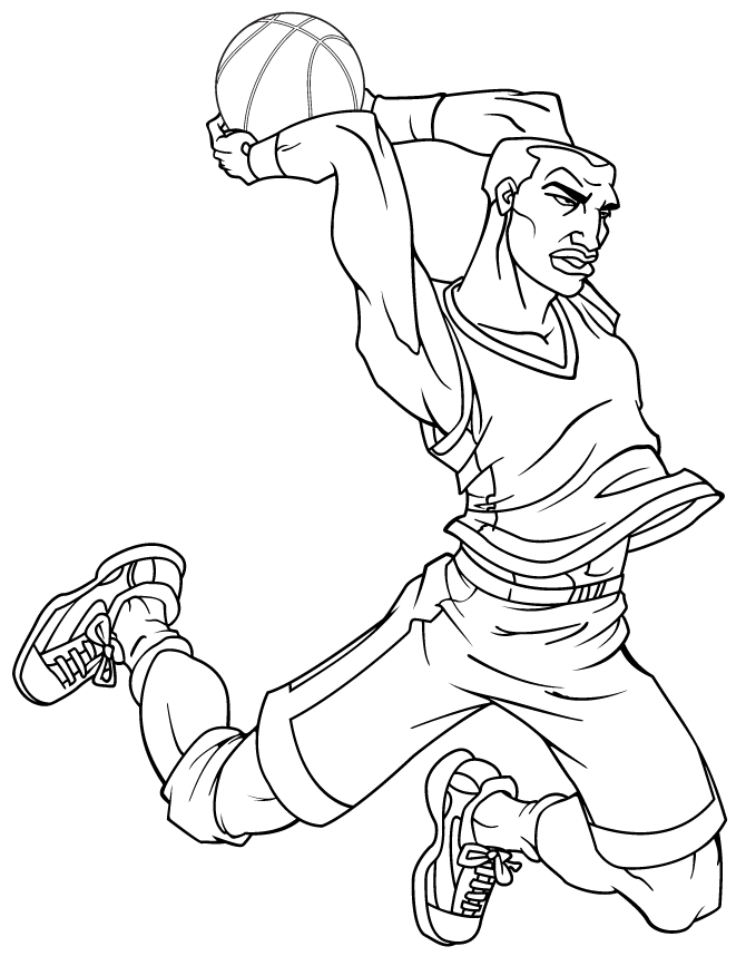 Coloring Pages For Basketball 68