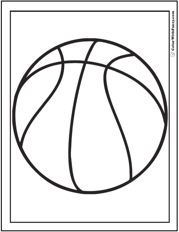 Coloring Pages For Basketball 69