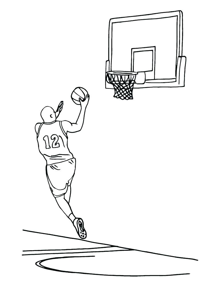 Coloring Pages For Basketball 7