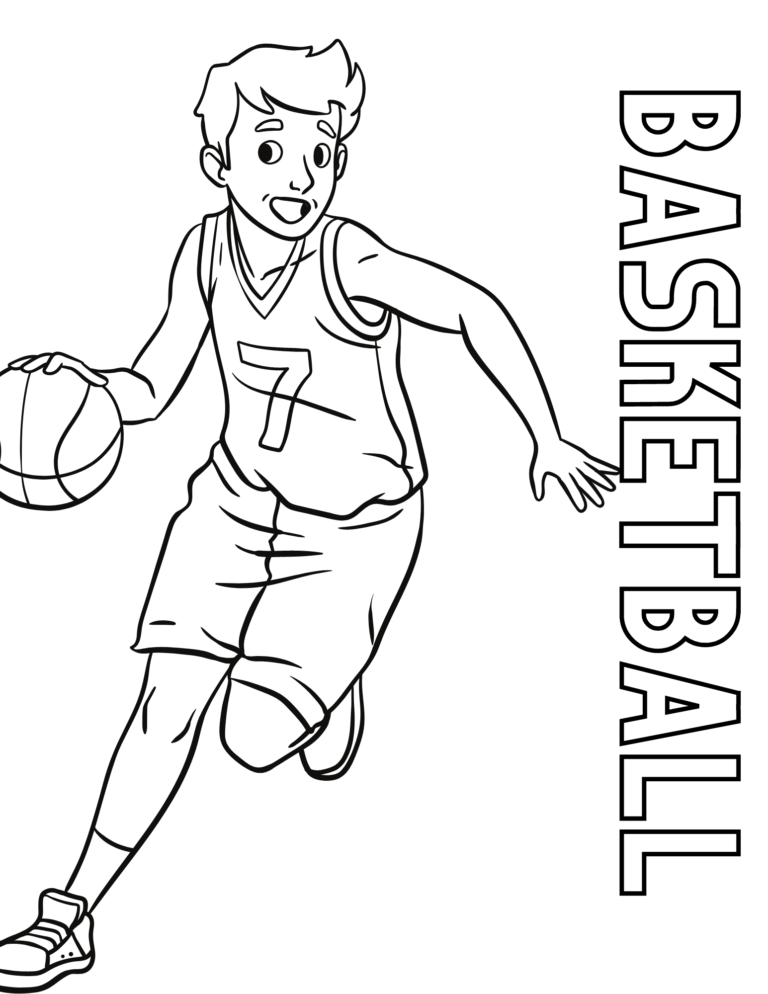 Coloring Pages For Basketball 71