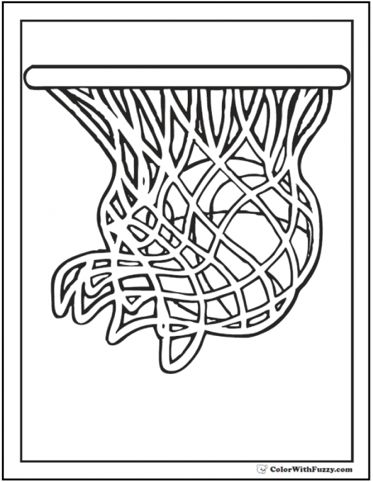 Coloring Pages For Basketball 76