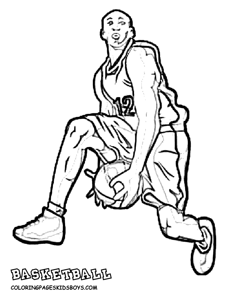 Coloring Pages For Basketball 95