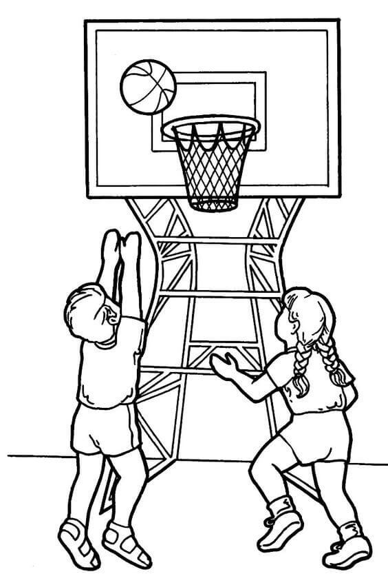 Coloring Pages For Basketball 96