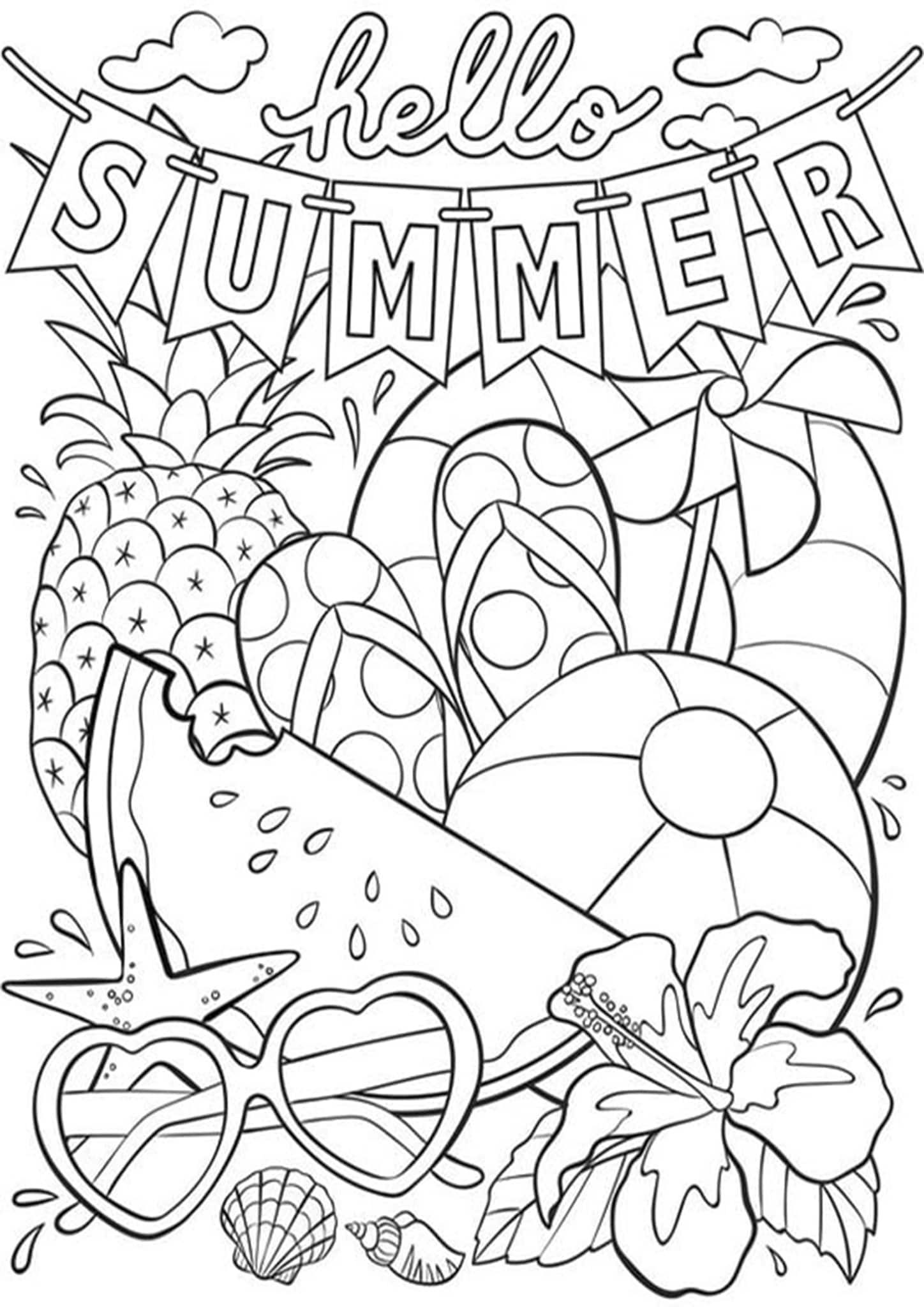 Free Coloring Sheet 53