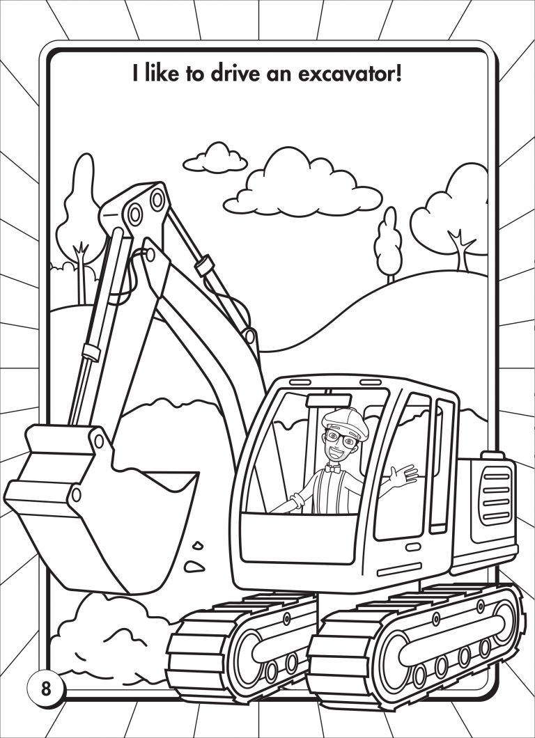 35 Blippi Coloring Pages 59
