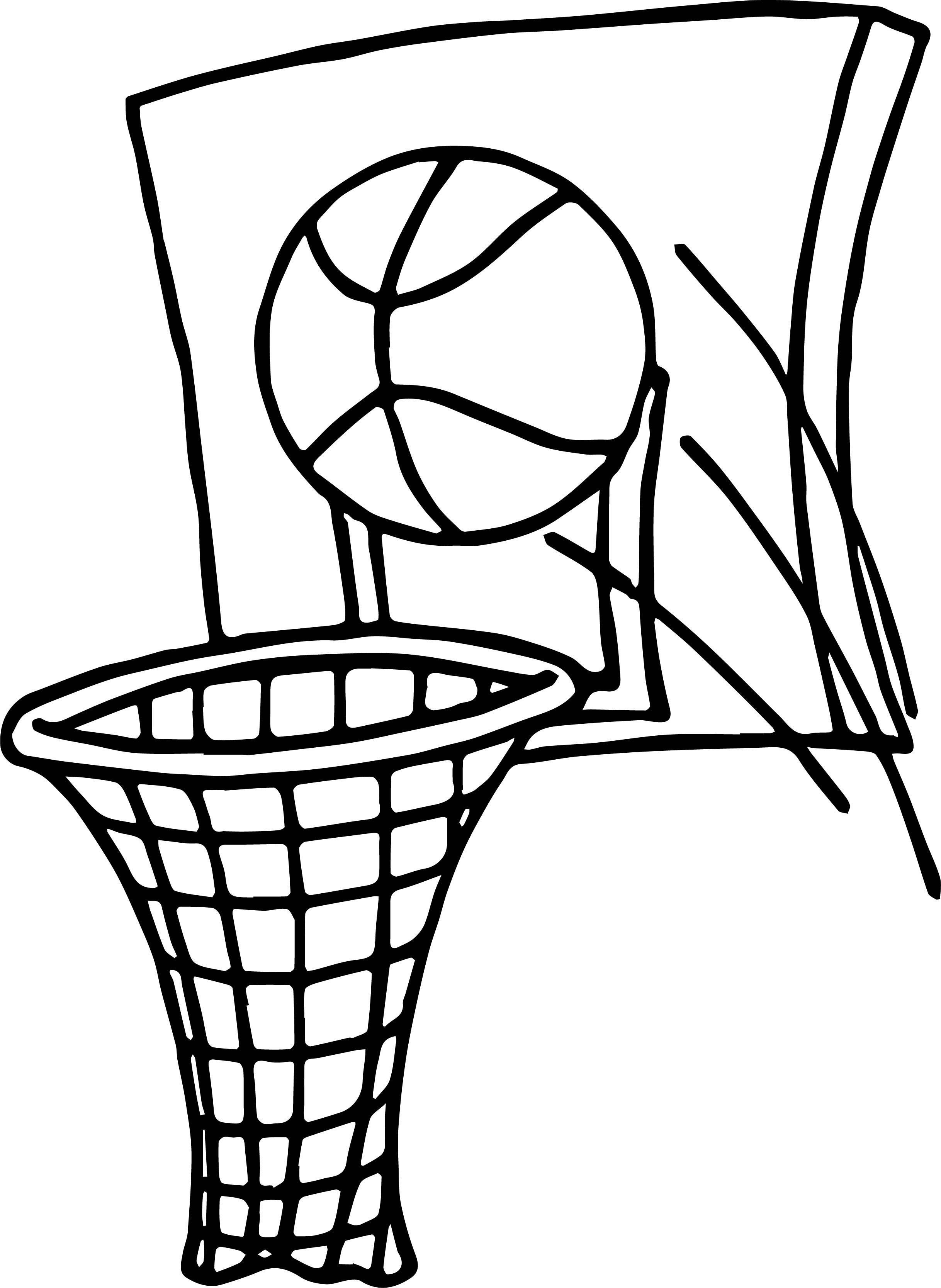 45 Coloring Page Of A Basketball 28