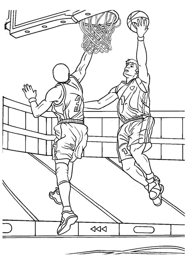 45 Coloring Page Of A Basketball 67