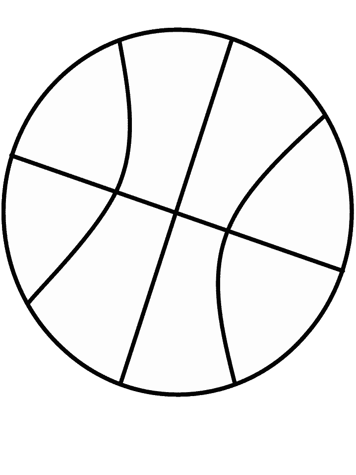 45 Coloring Page Of A Basketball 91