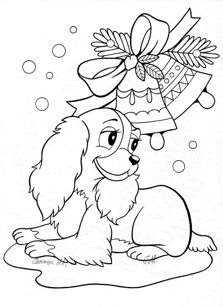 45 Printable Coloring Pages Christmas 36