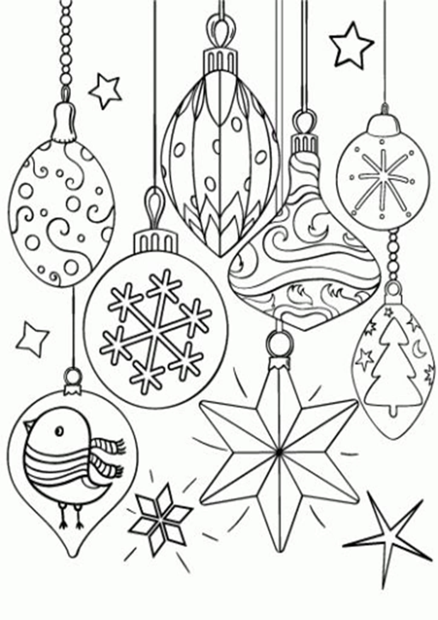 45 Printable Coloring Pages Christmas 5