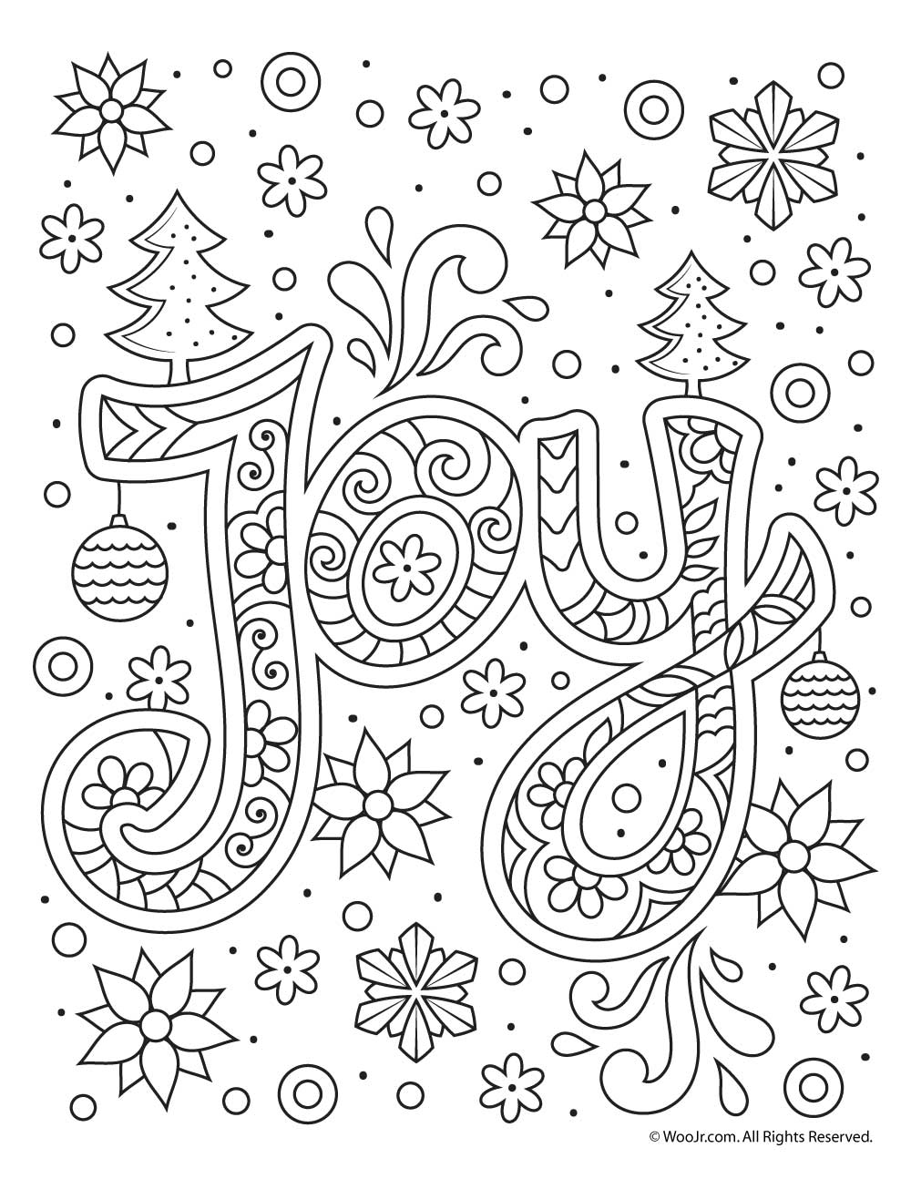50 Christmas Coloring Sheets Printable 56