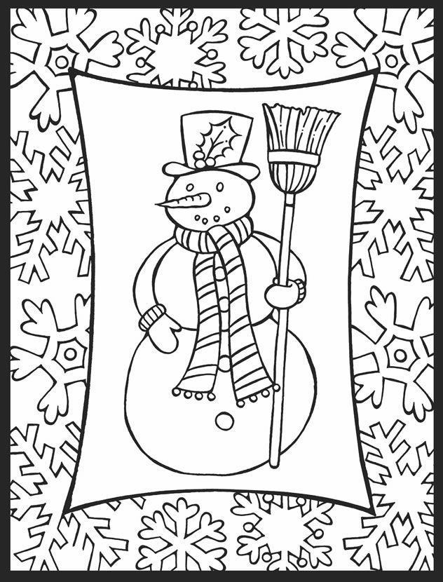 50 Holiday Coloring Pages 59