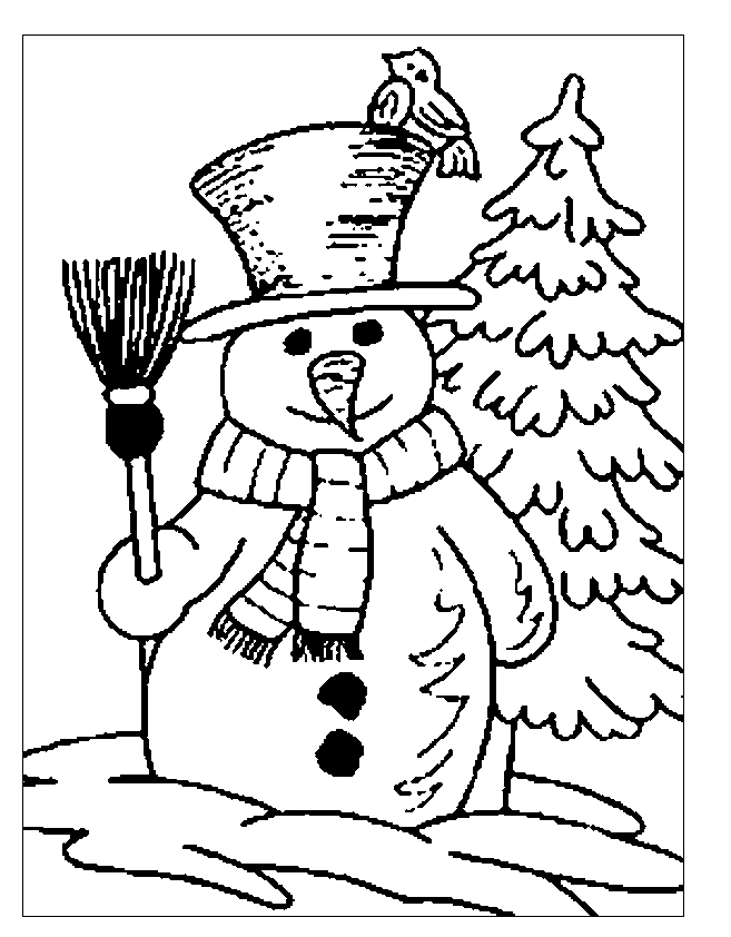 50 Winter Holiday Coloring Pages 27