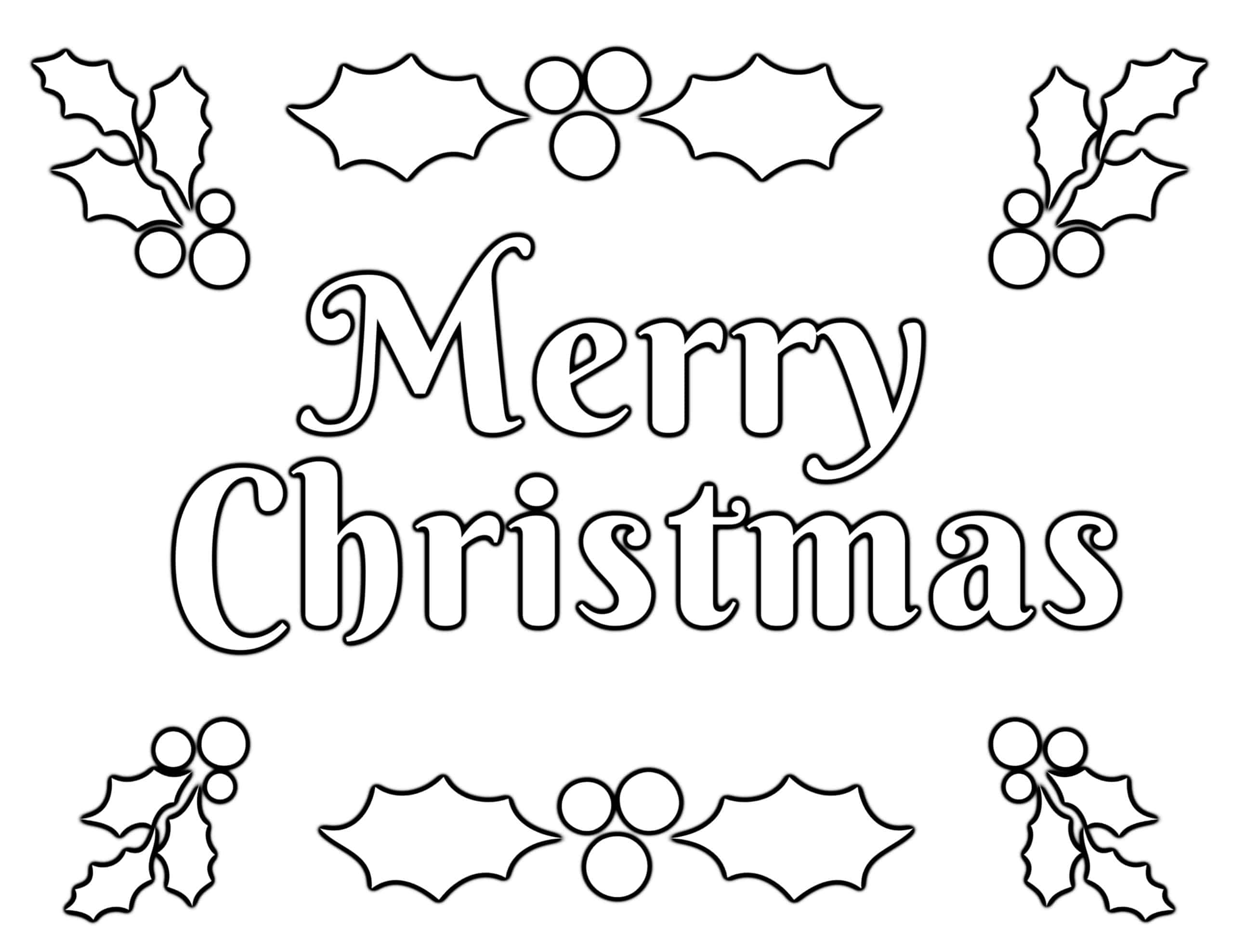 55 Christmas Coloring Sheet 2