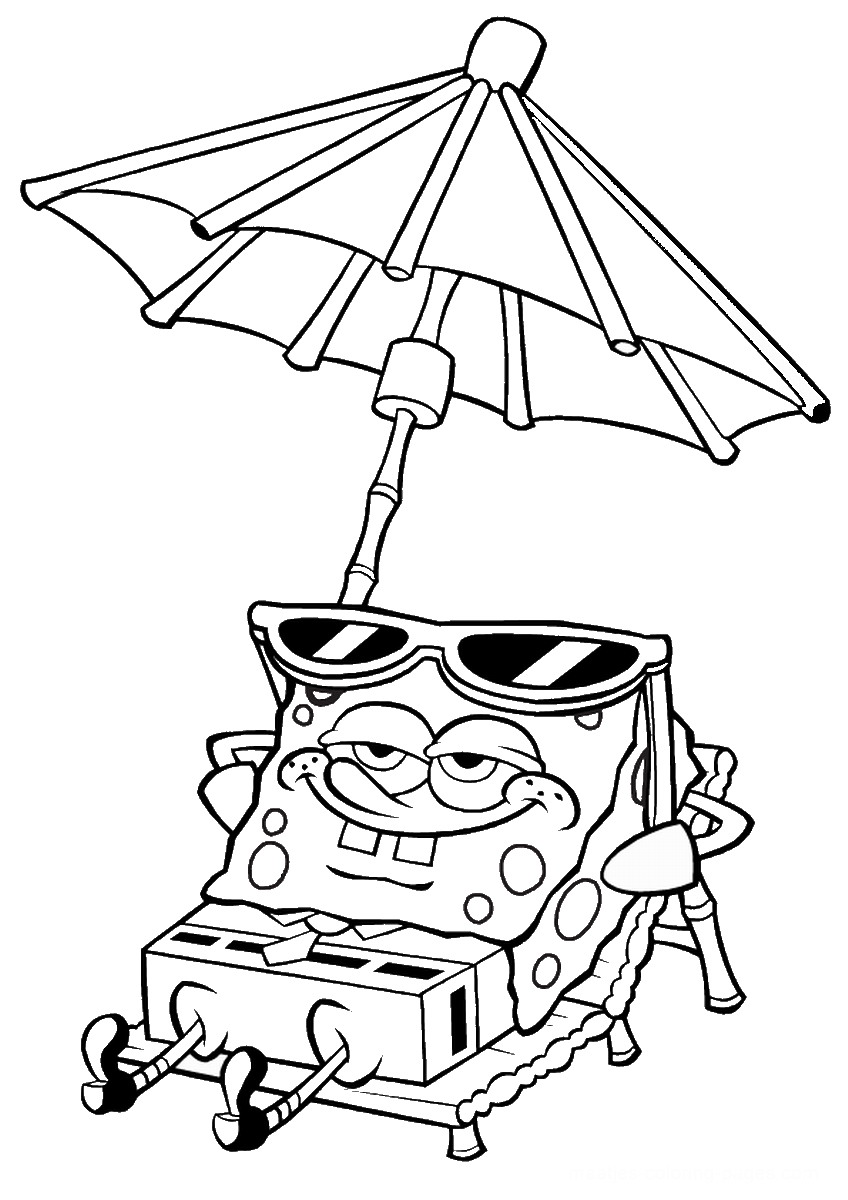 55 Coloring Pages Of Spongebob 12