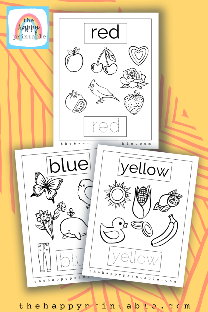 80 Printable Colors Coloring Pages 1