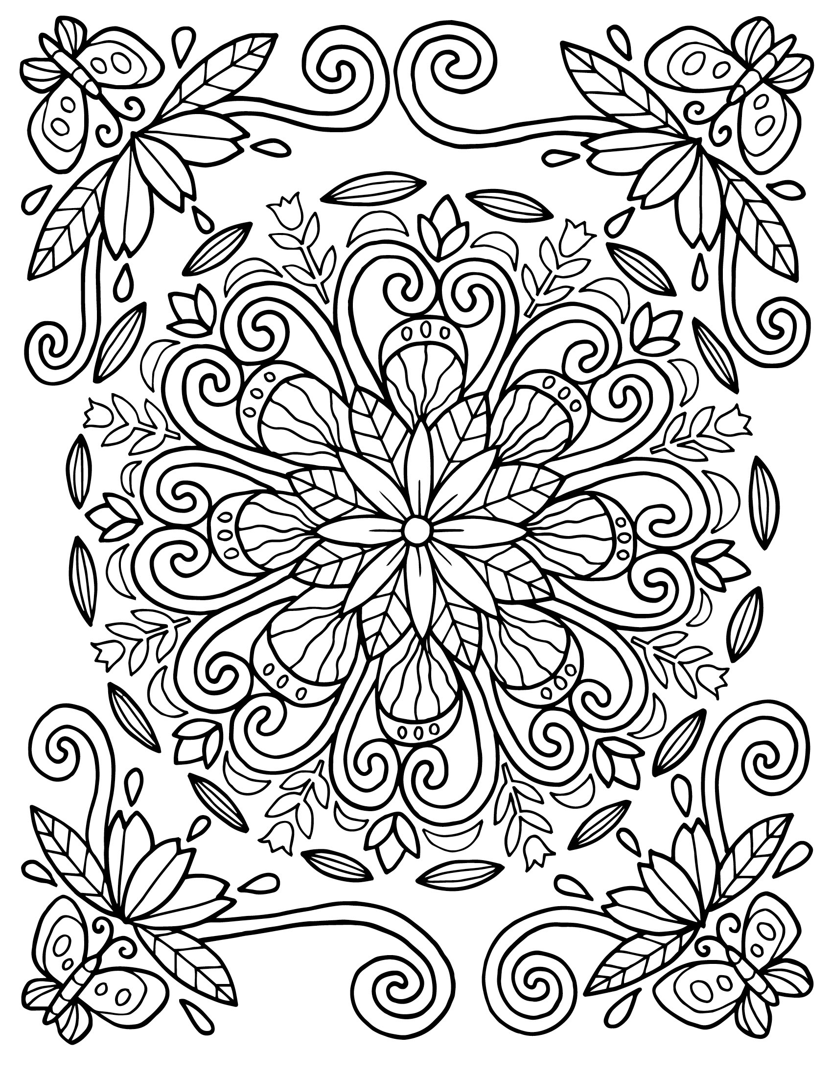 80 Printable Full Page Coloring Pages 54