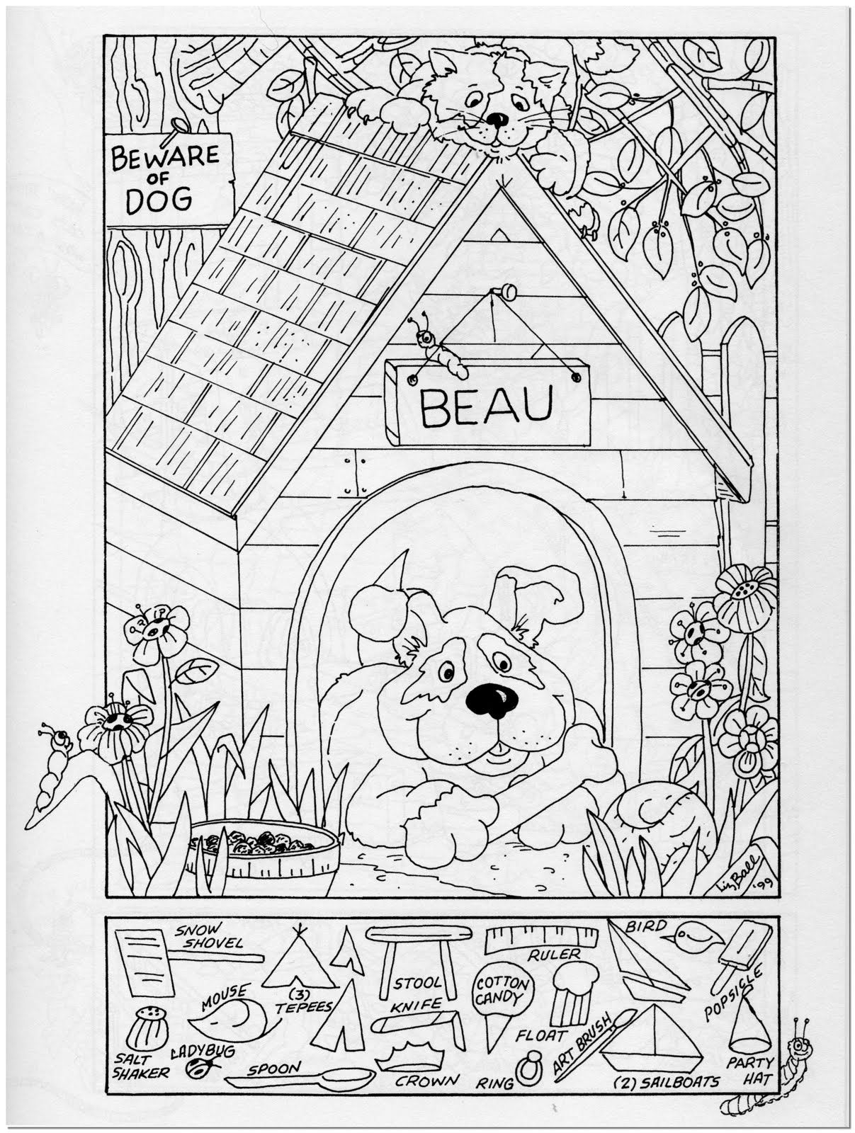 80 Printable Outdoor Puzzle Coloring Pages 16